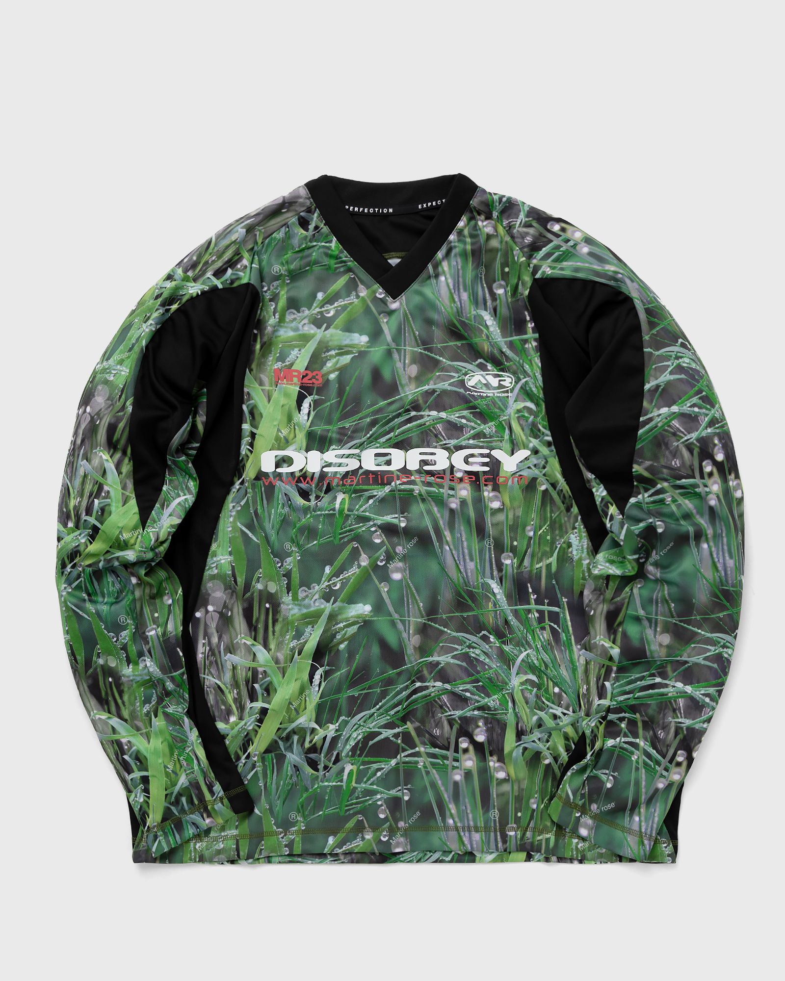 Martine Rose PANELLED FOOTBALL TOP Green | BSTN Store