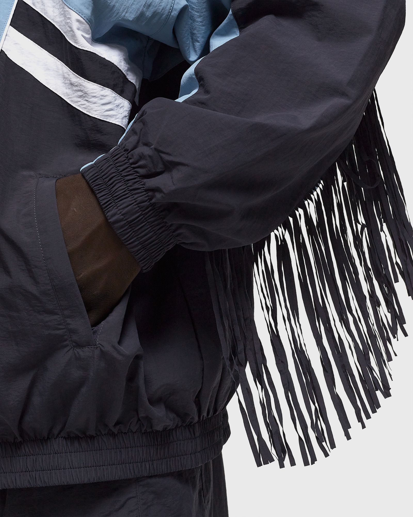 Martine Rose FRINGE TRACK JACKET Blue | BSTN Store