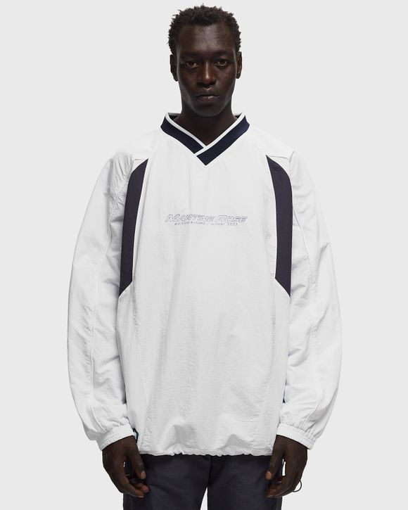 Martine Rose SPORTS PULLOVER White - WHITE/NAVY