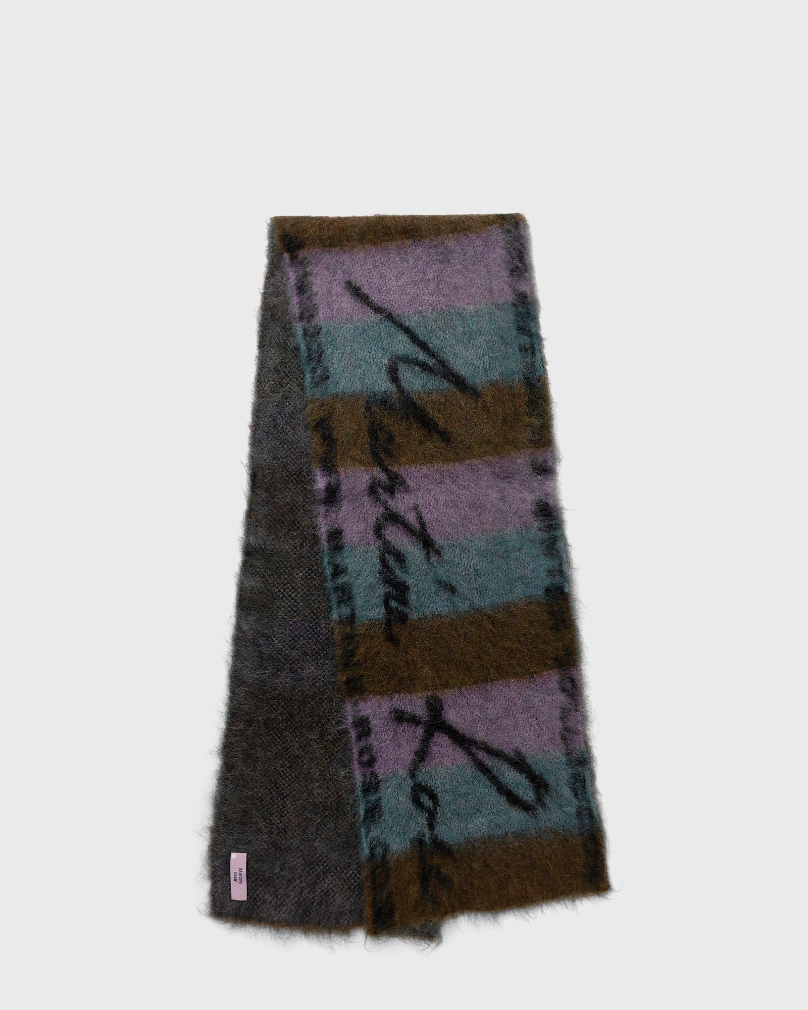 BRUSHED MOHAIR SIGNATURE SCARF