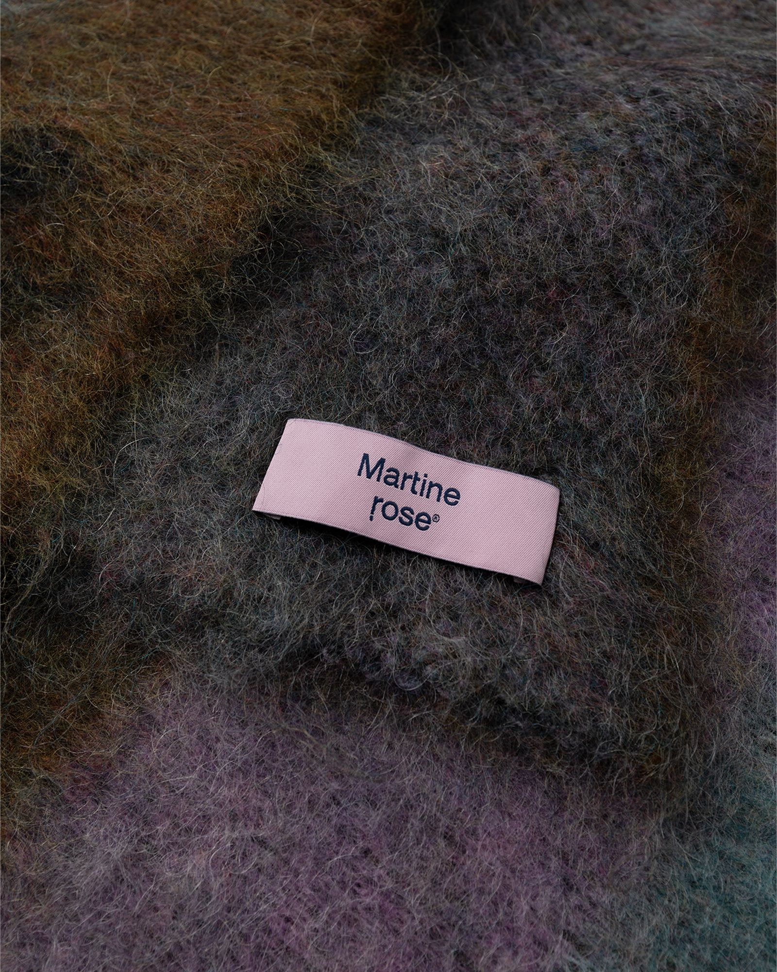 BRUSHED MOHAIR SIGNATURE SCARF