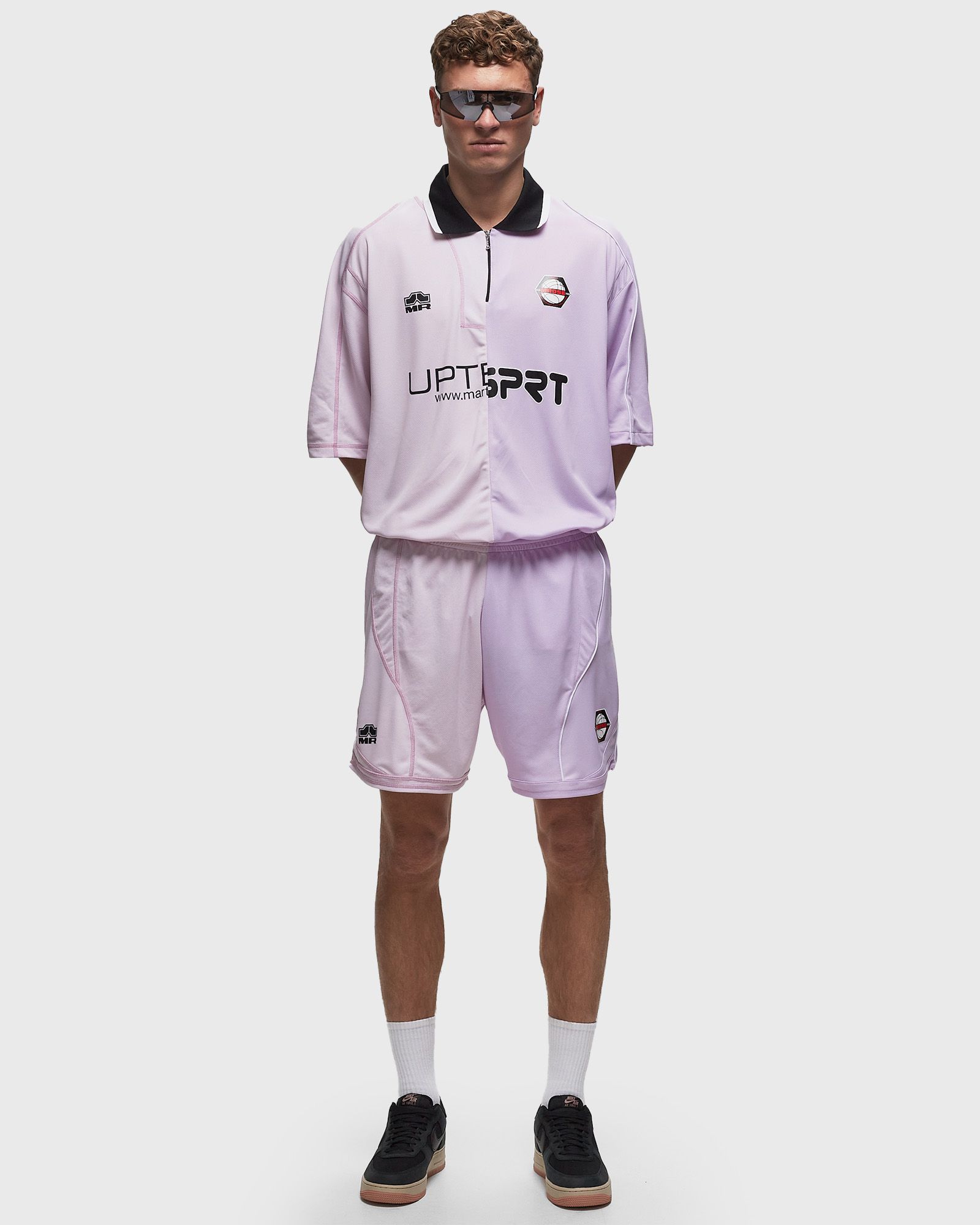 ウェア・シャツ MARTINE ROSE HALF AND HALF FOOTBALL S1 Martine Rose - HALF AND HALF FOOTBALL TOP | HBX - Globally