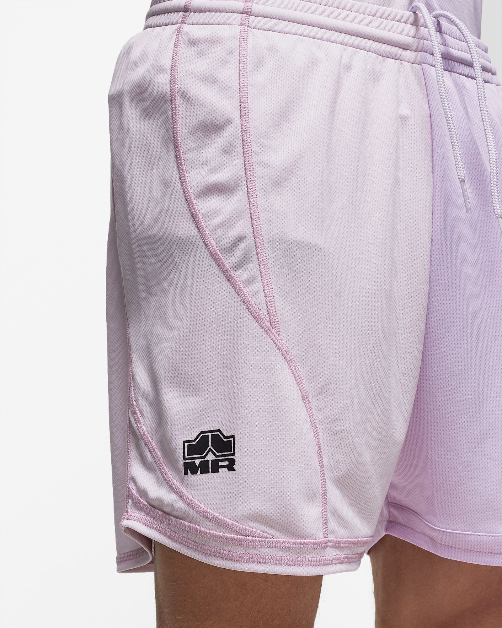 Martine Rose HALF & HALF FOOTBALL SHORT Purple | BSTN Store