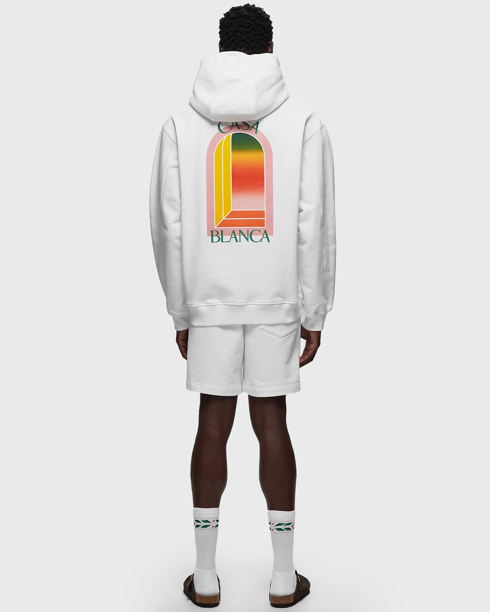 GRADIENT ARCH LOGO HOODIE
