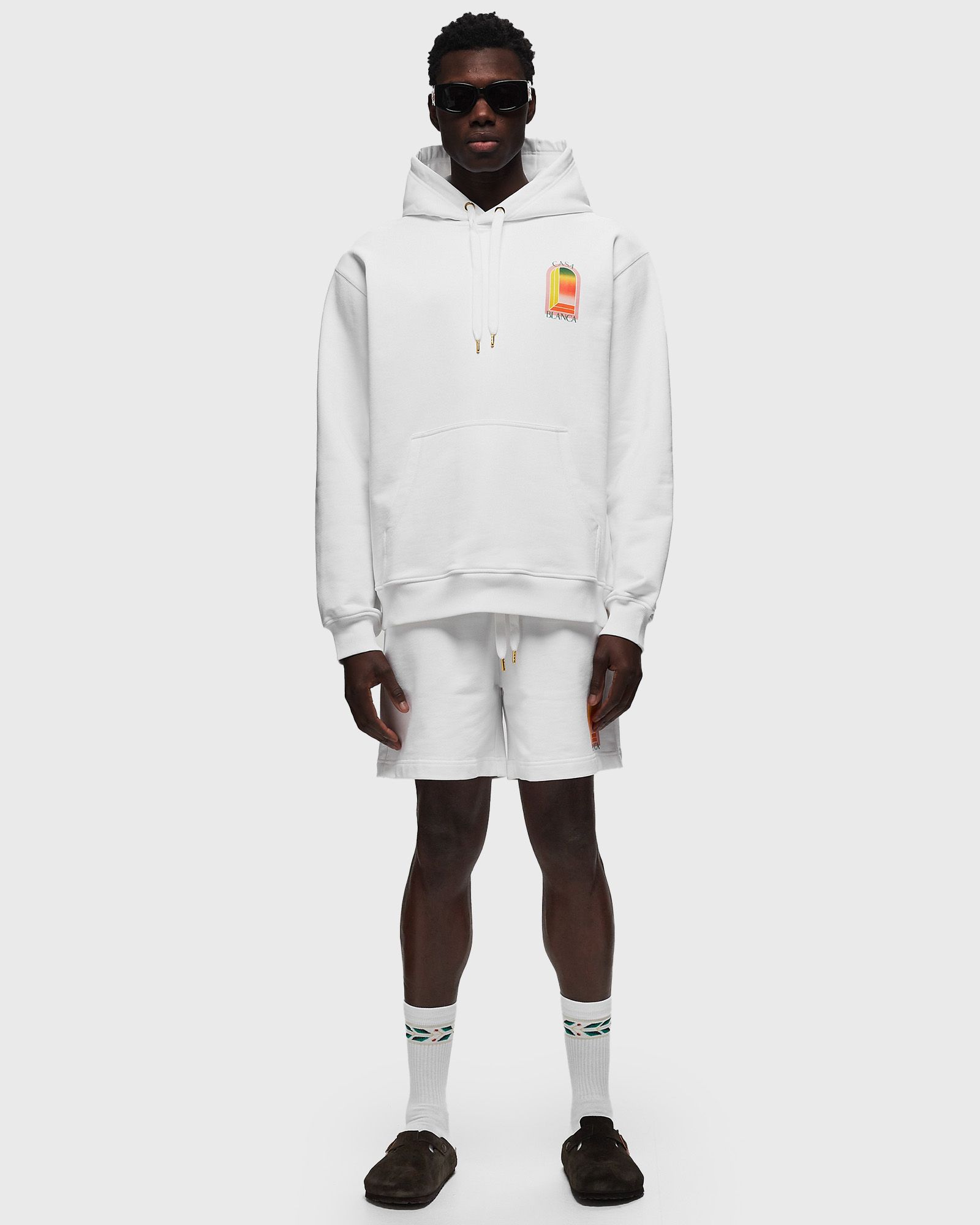 GRADIENT ARCH LOGO HOODIE