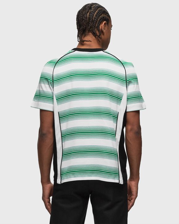 LOGO STRIPE PANELLED T-SHIRT