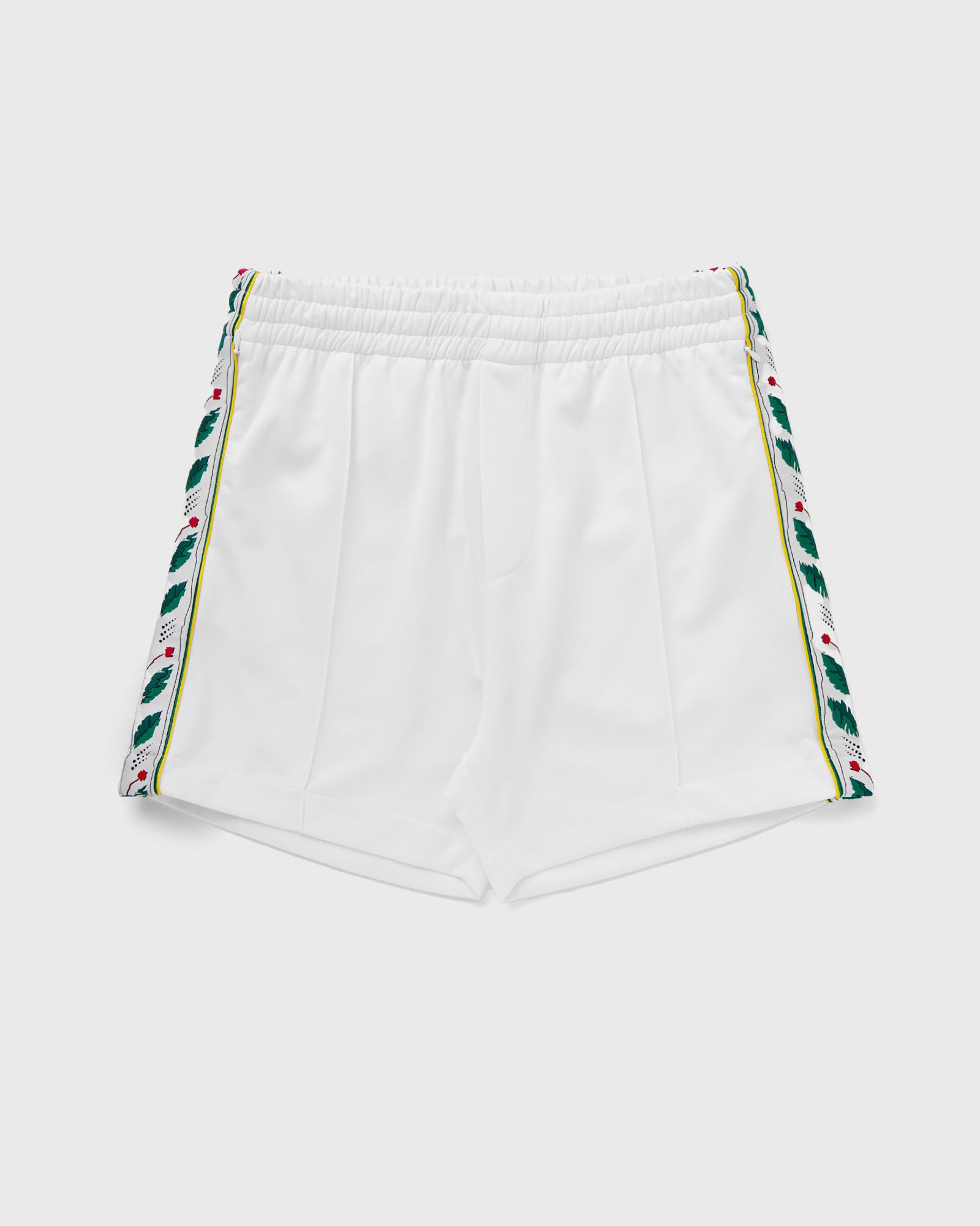 Casablanca - mens seasonal laurel track shorts men sport & team shorts white in größe:xl