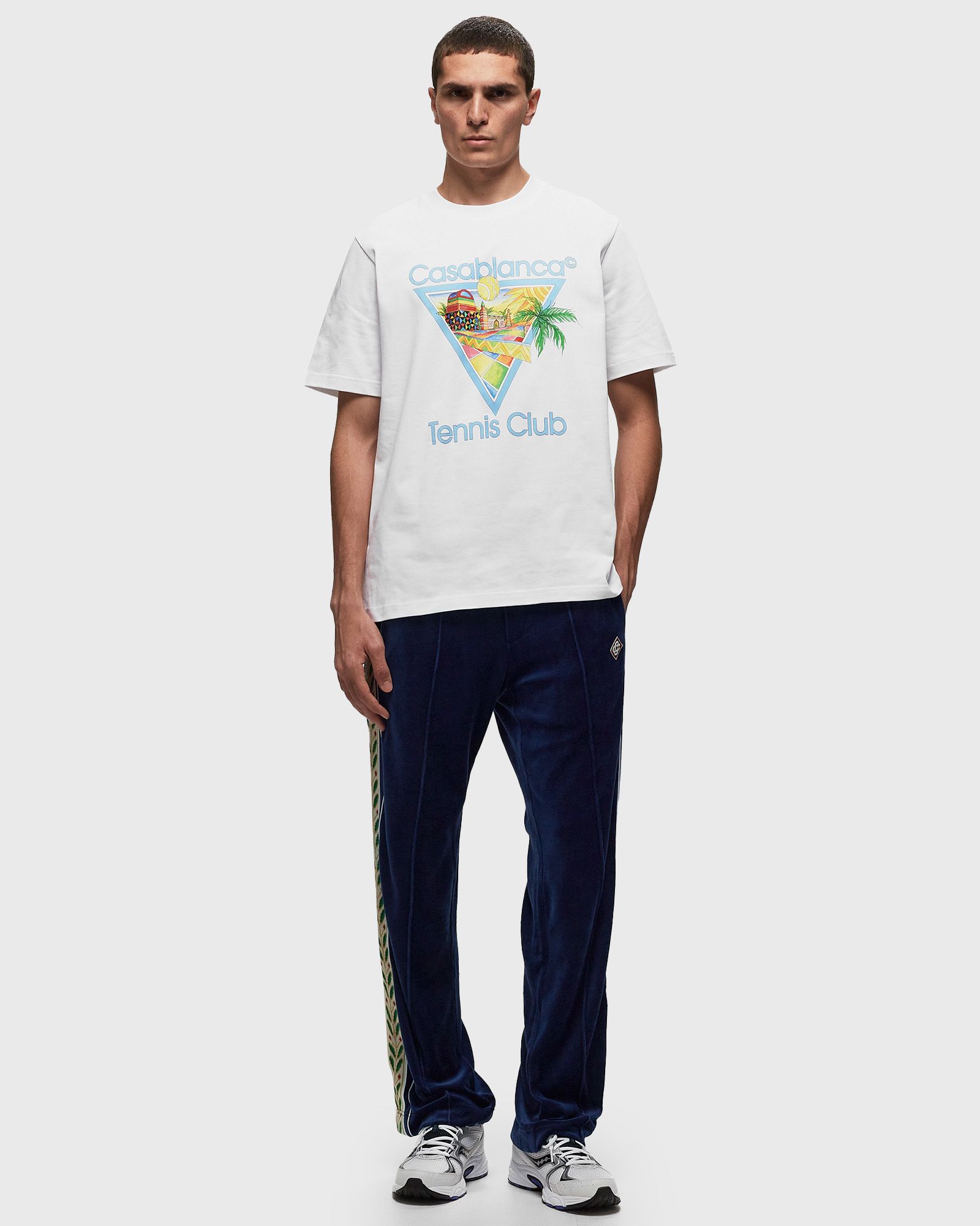 AFRO CUBISM TENNIS CLUB PRINTED T-SHIRT
