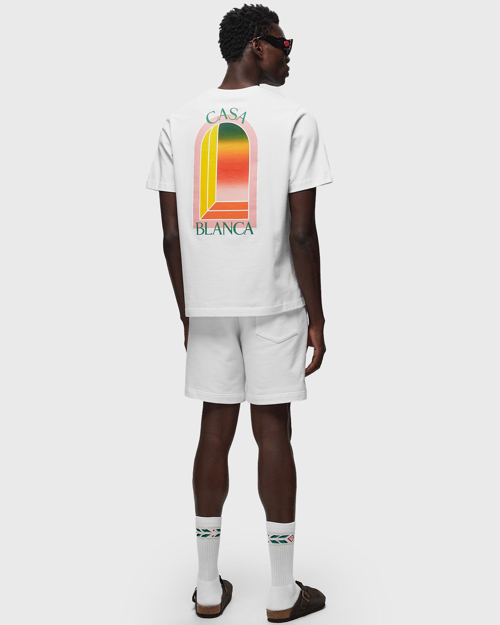 GRADIENT ARCH LOGO PRINTED T-SHIRT