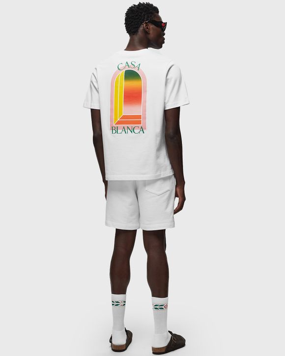 GRADIENT ARCH LOGO PRINTED T-SHIRT