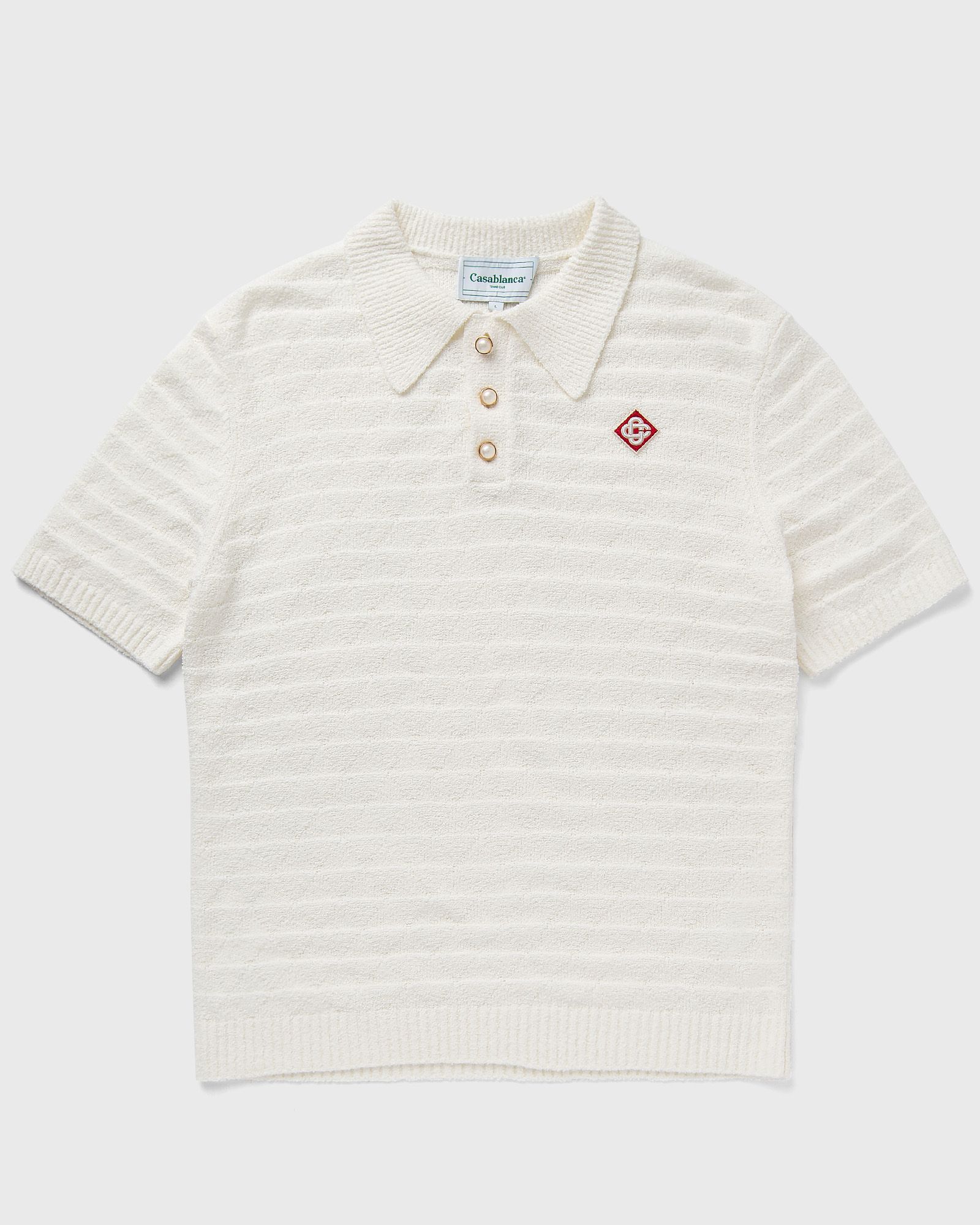 TRIANGLE BOUCLE POLO SHIRT
