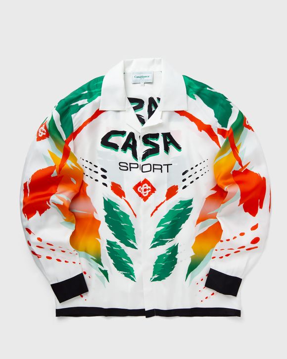 Casablanca UNISEX CUBAN COLLAR LONG SLEEVE SHIRT Multi