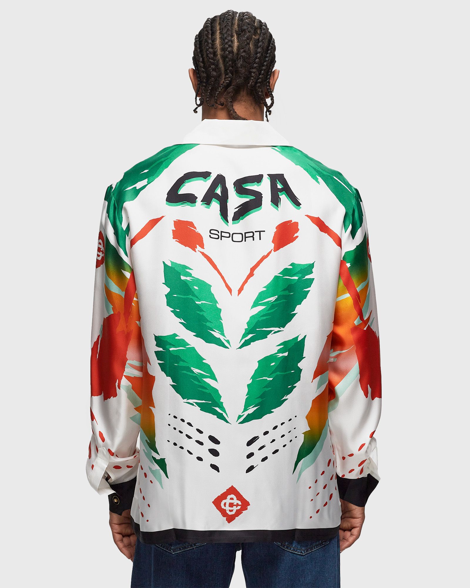 UNISEX CUBAN COLLAR LONG SLEEVE SHIRT