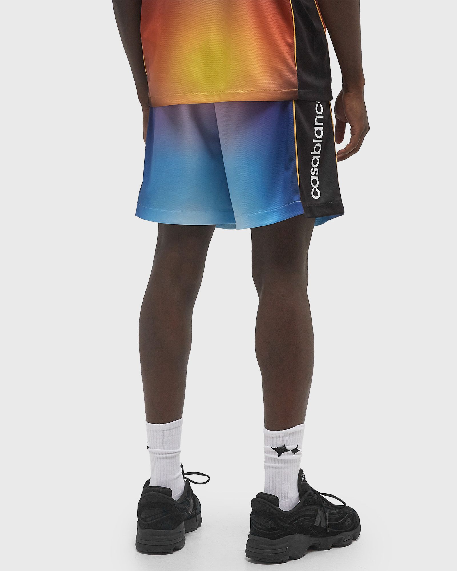 PRINTED FOOTBALL SHORTS