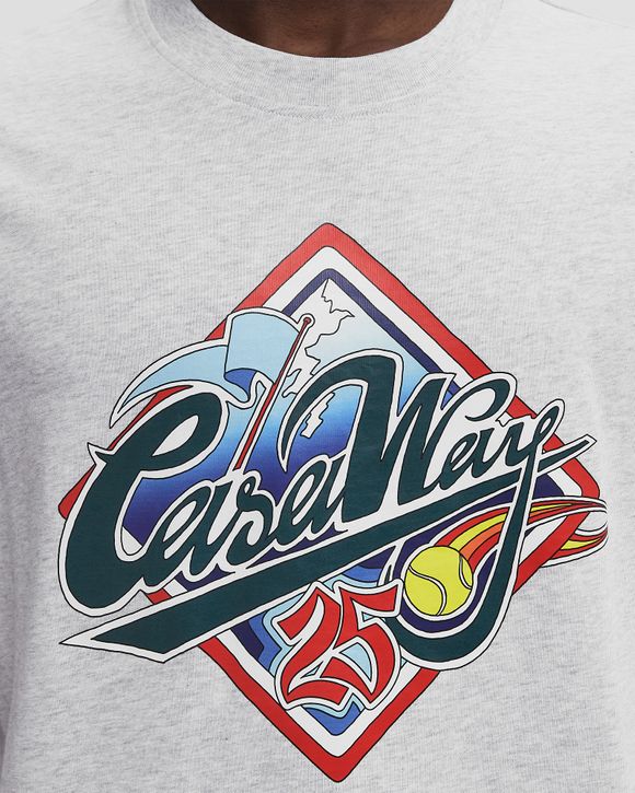 Casablanca CASA WAY WORLD SERIES PRINTED TEE Grey | BSTN Store