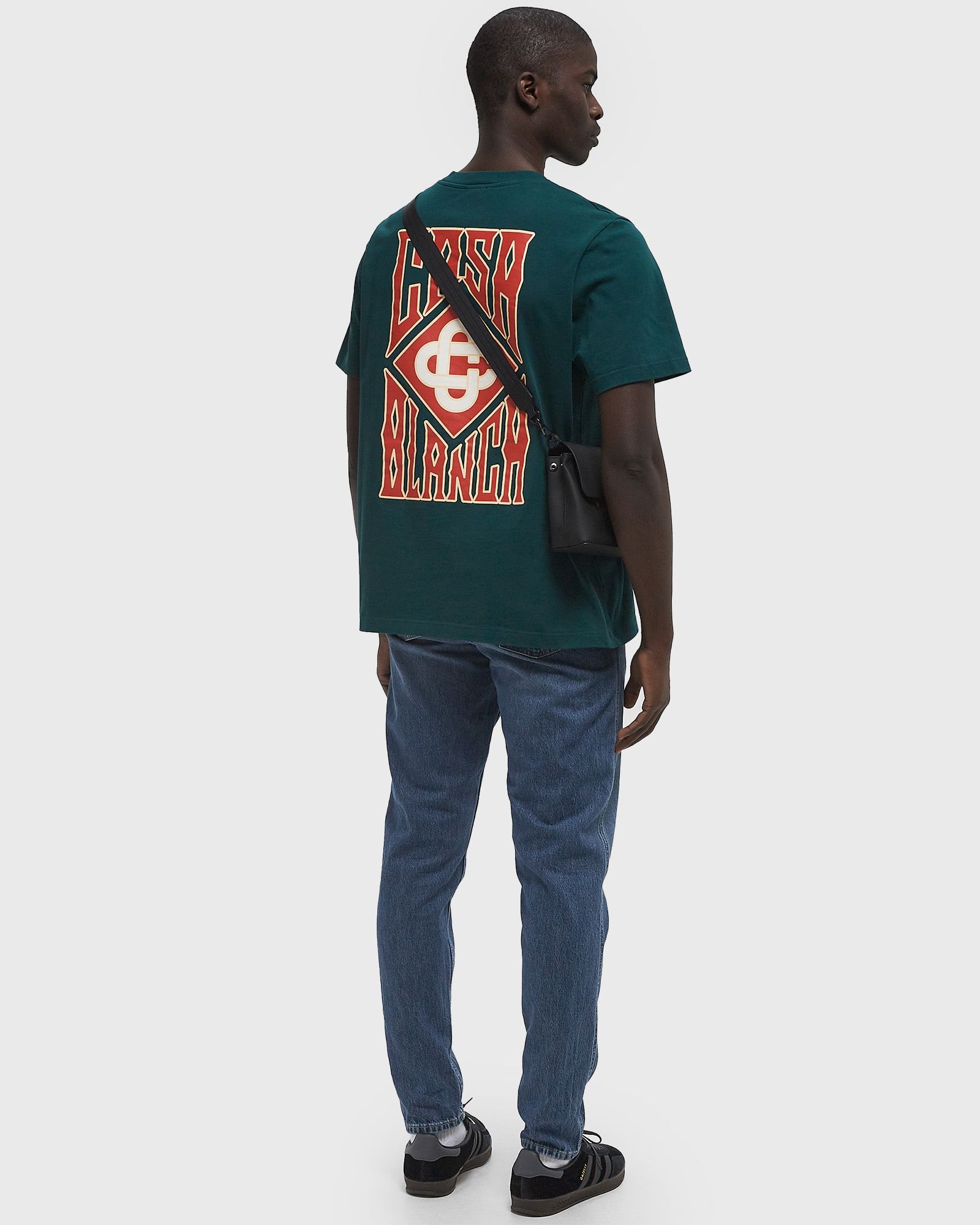 GOTHIC STACKED LOGO SCREEN PRINTED TEE