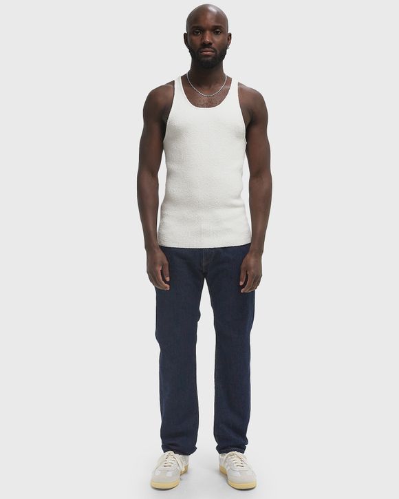 Casablanca BOUCLE RIBBED VEST White | BSTN Store