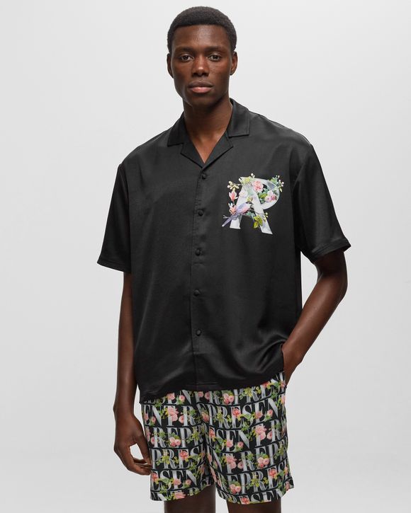 Represent FLORAL R SHIRT Black | BSTN Store