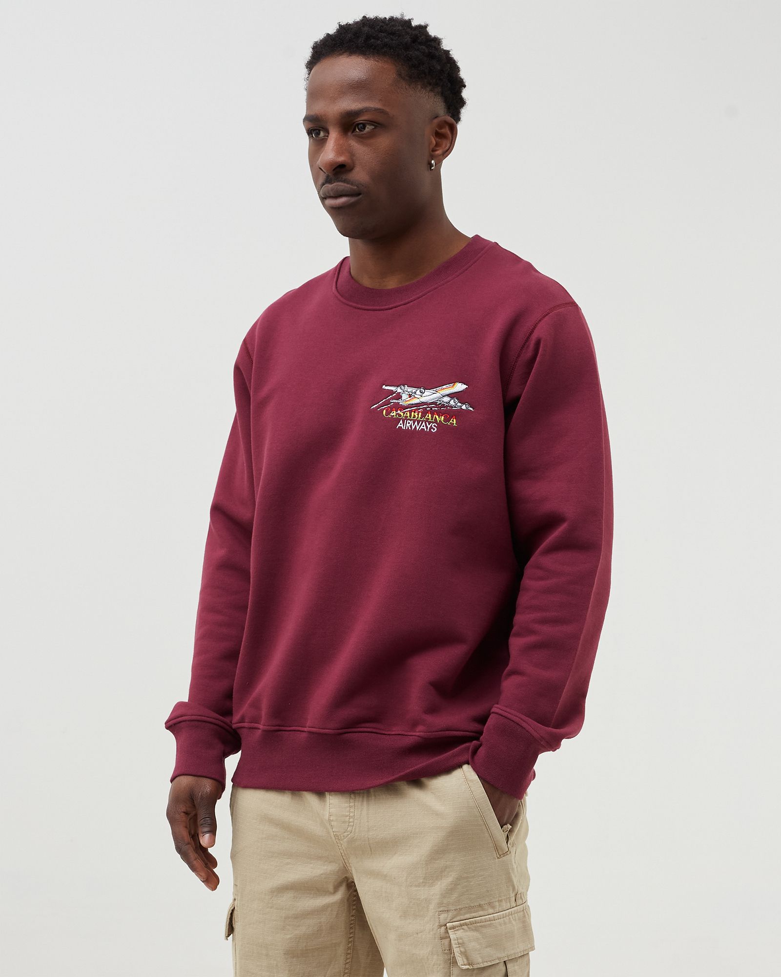 CASA AIRWAYS EMBROIDERED SWEATSHIRT