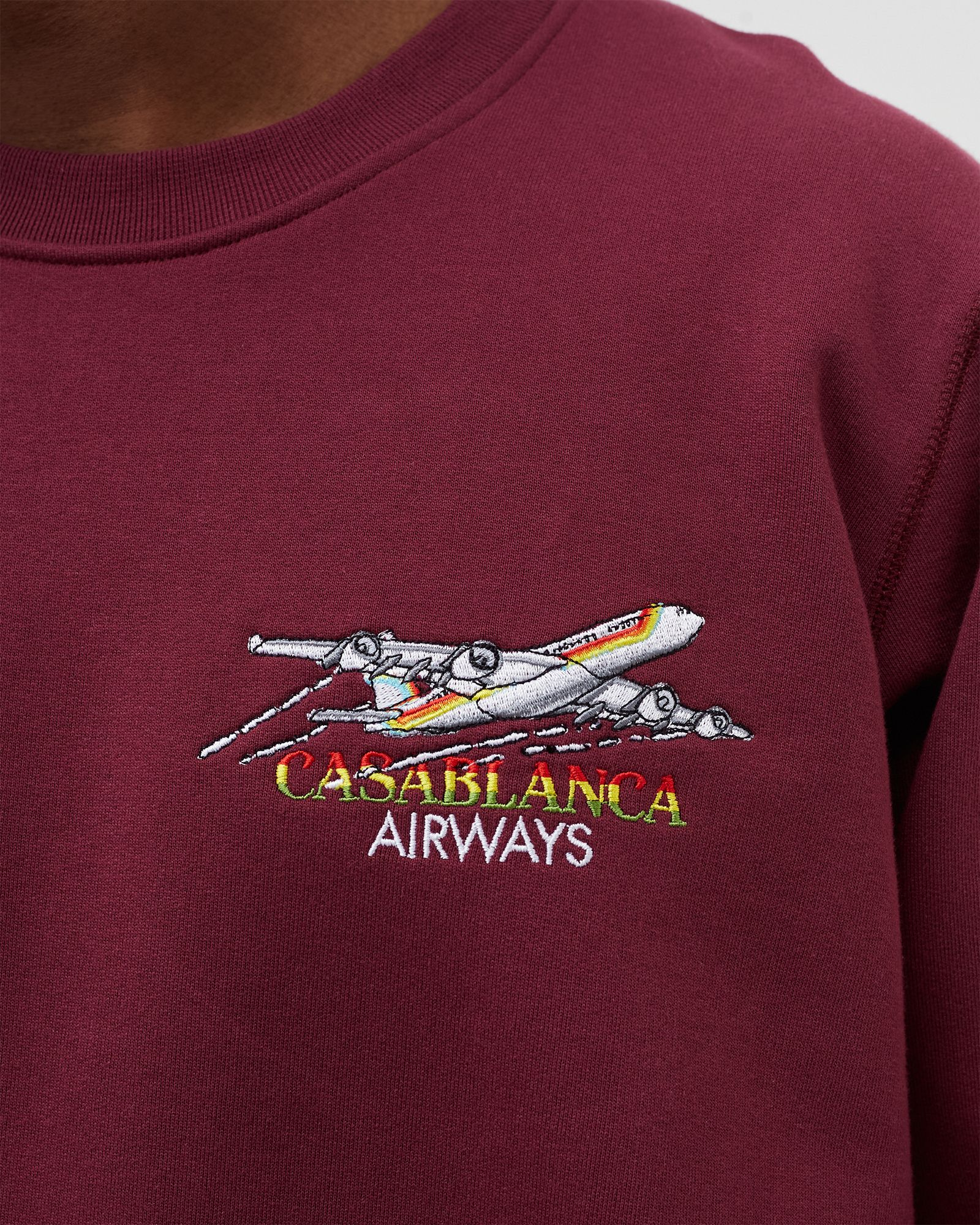 CASA AIRWAYS EMBROIDERED SWEATSHIRT