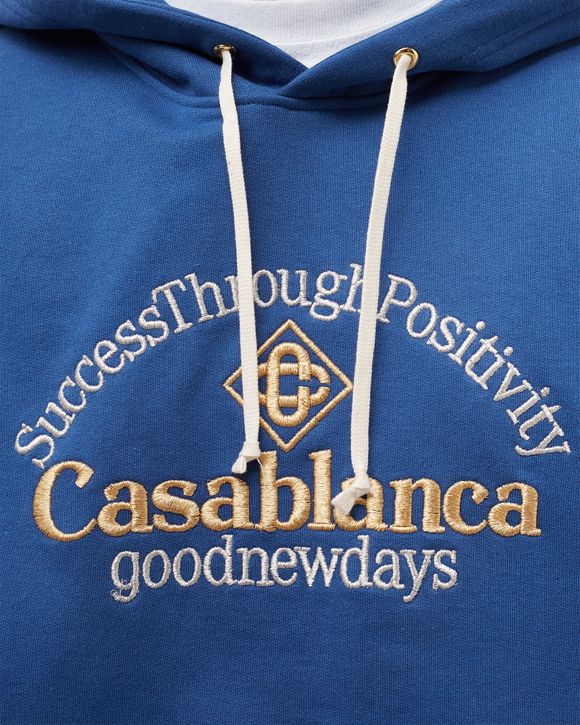 SUCCESS THROUGH POSITIVITY EMBROIDERED HOODIE