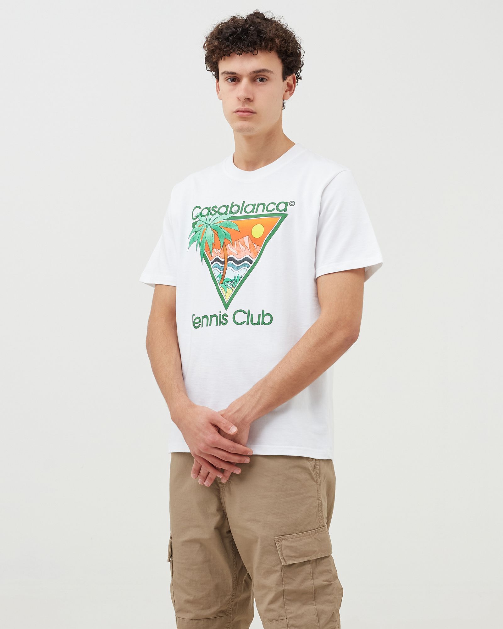 TENNIS CLUB ICON SCREEN PRINTED TEE