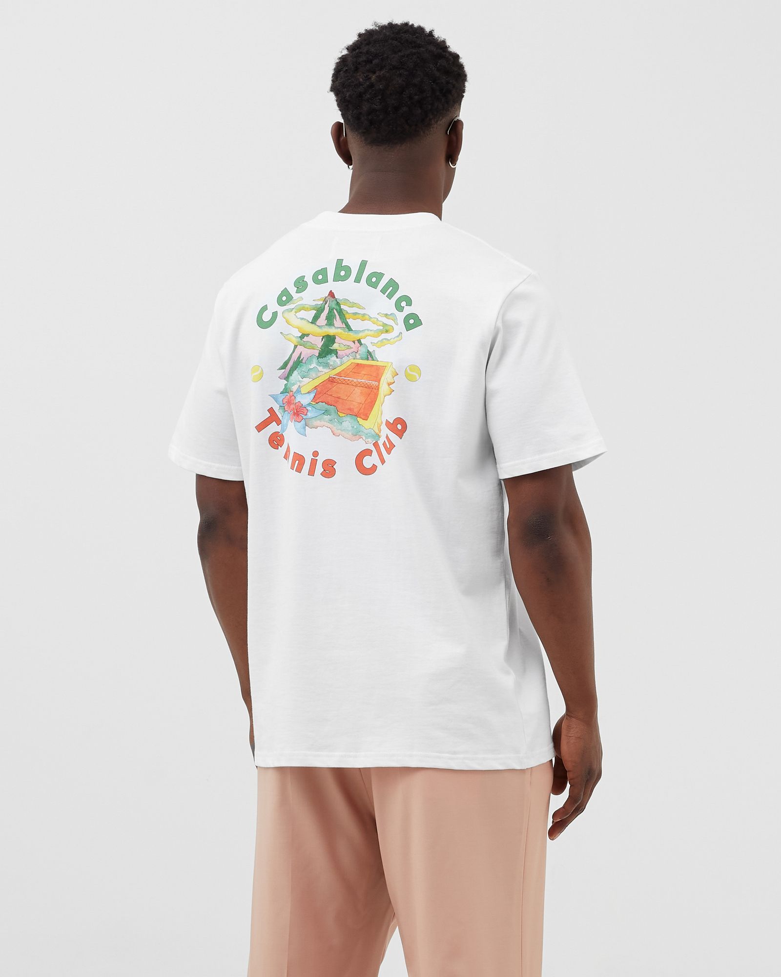TENNIS CLUB ISLAND DOUBLE PRINT TEE