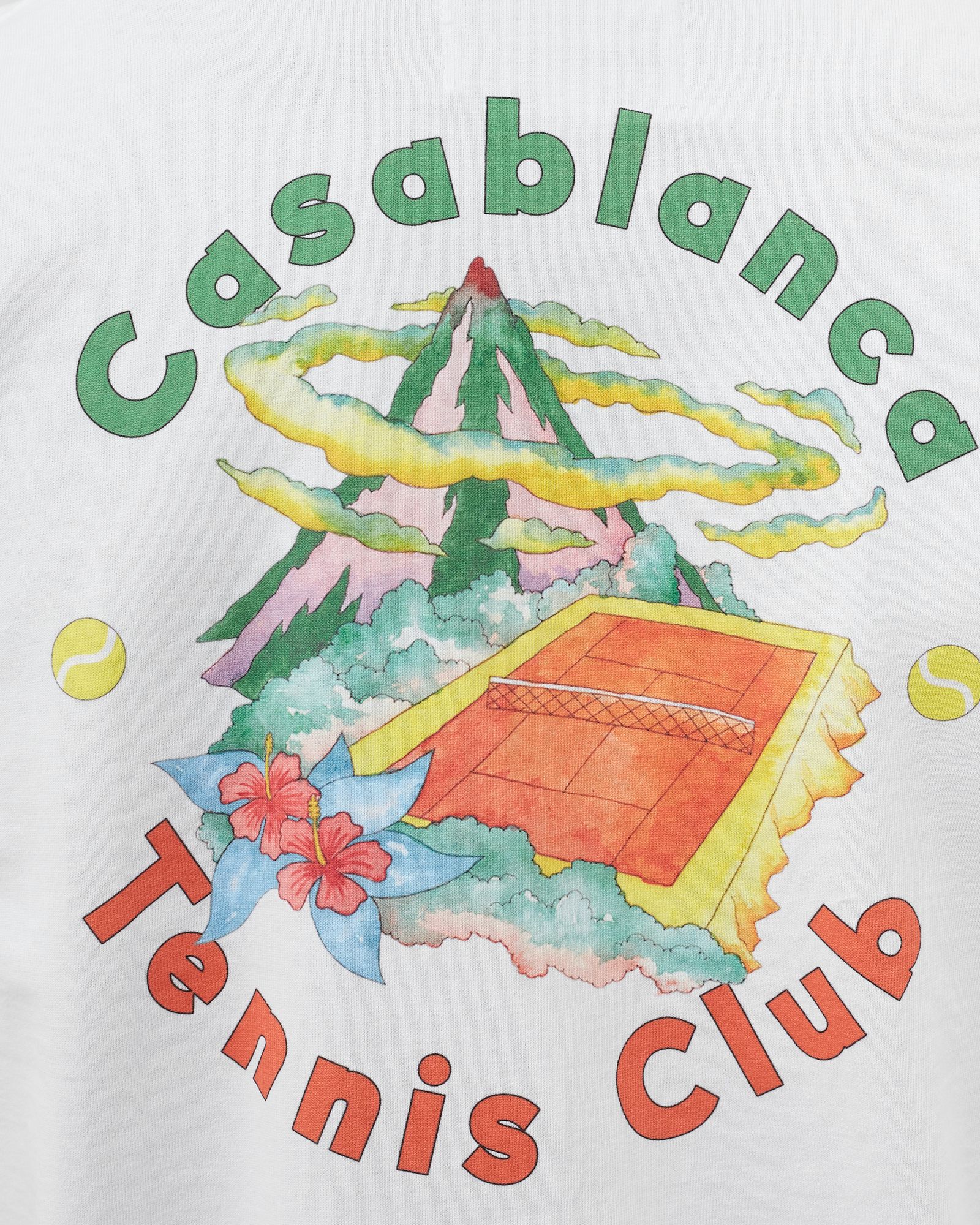 TENNIS CLUB ISLAND DOUBLE PRINT TEE