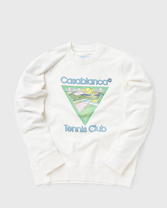 Casablanca TENNIS CLUB SWEATSHIRT White CASABLANCA TENNIS CLUB ICON