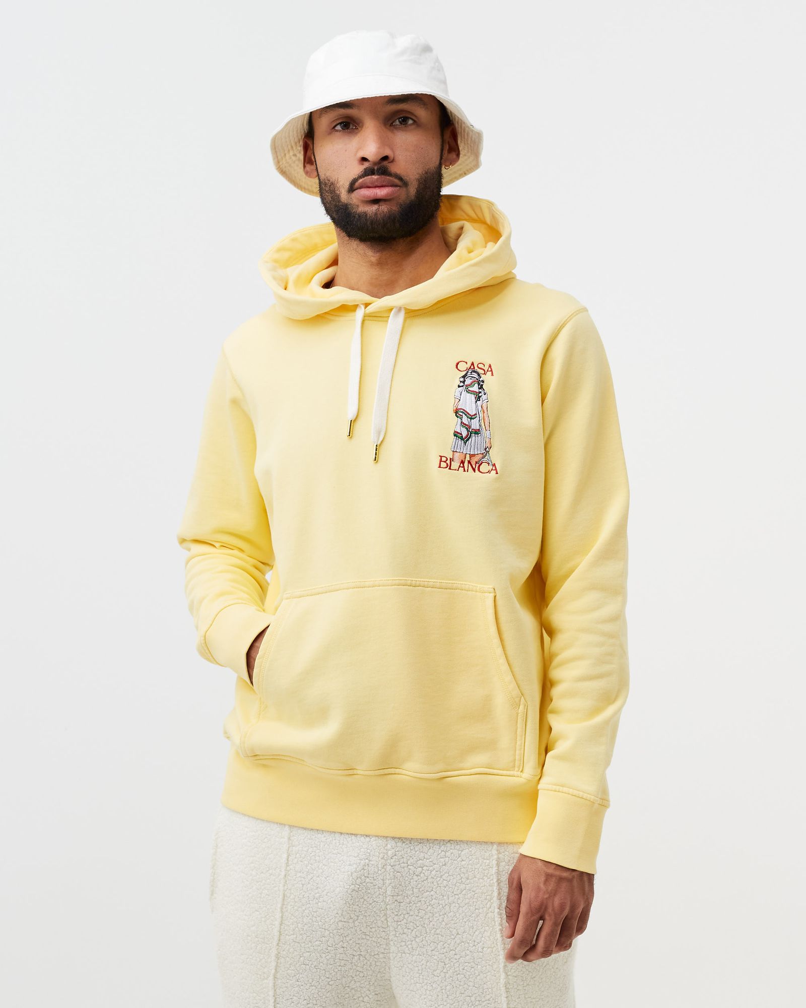 EMBROIDERED HOODED SWEATSHIRT