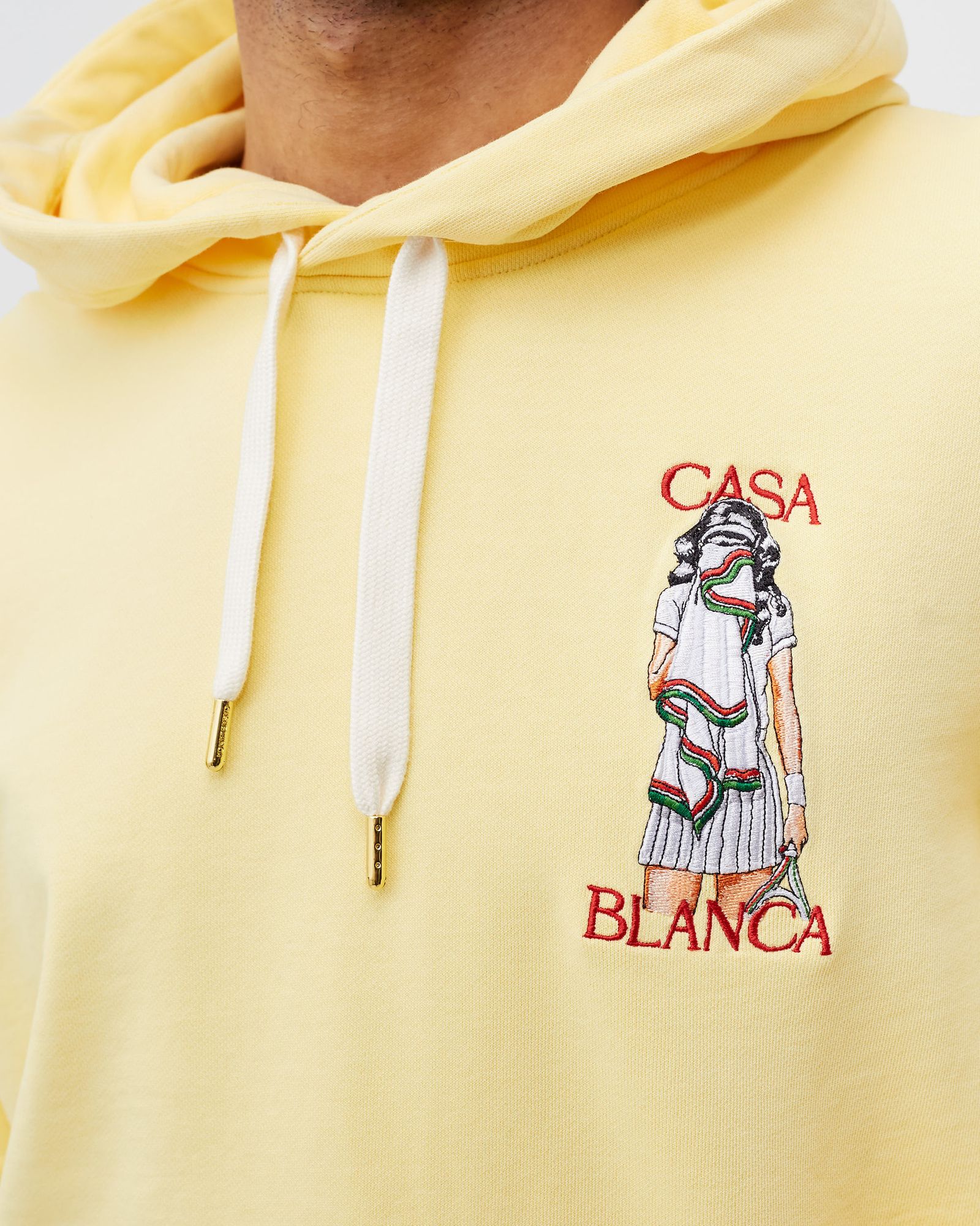 EMBROIDERED HOODED SWEATSHIRT