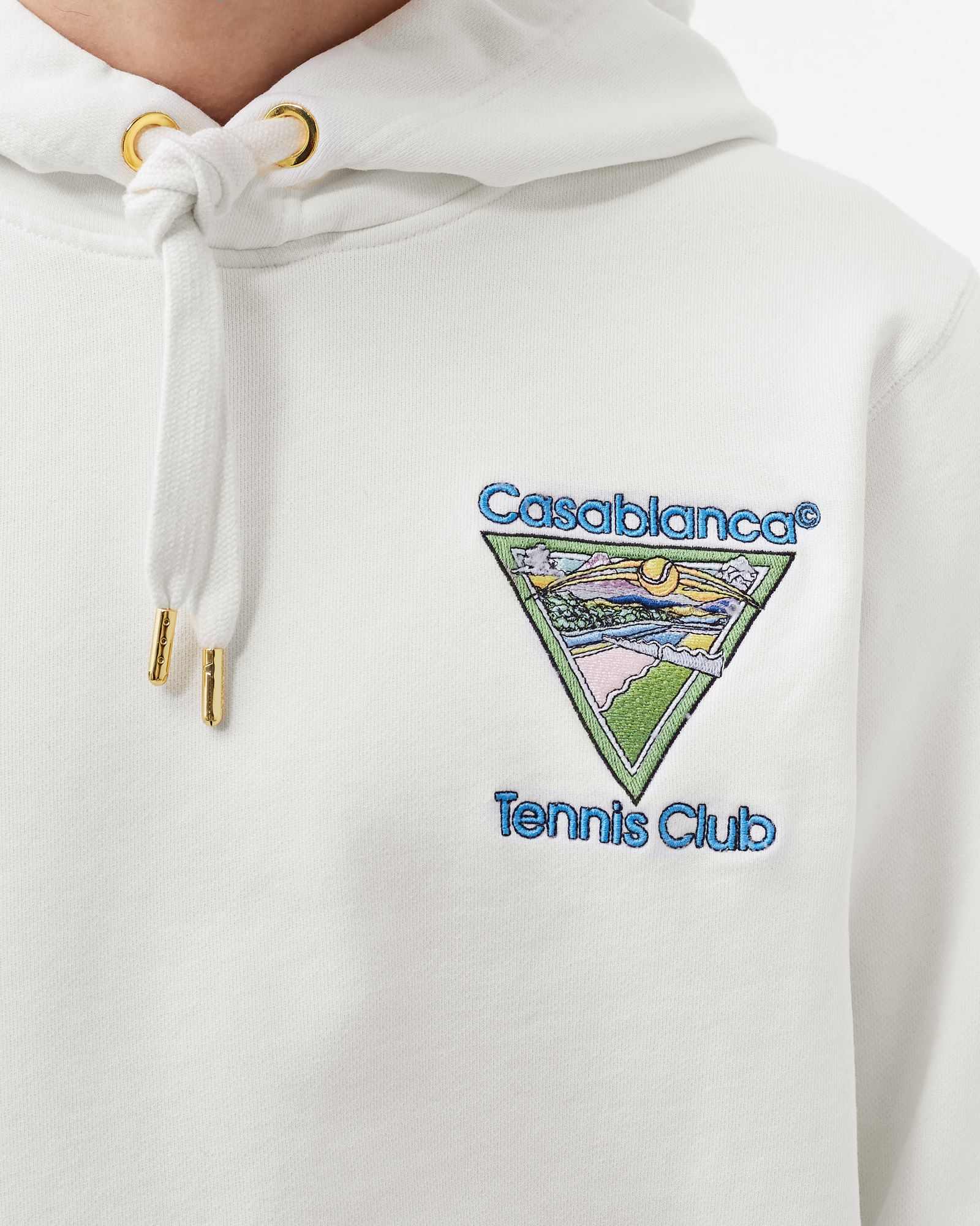 EMBROIDERED HOODED SWEATSHIRT