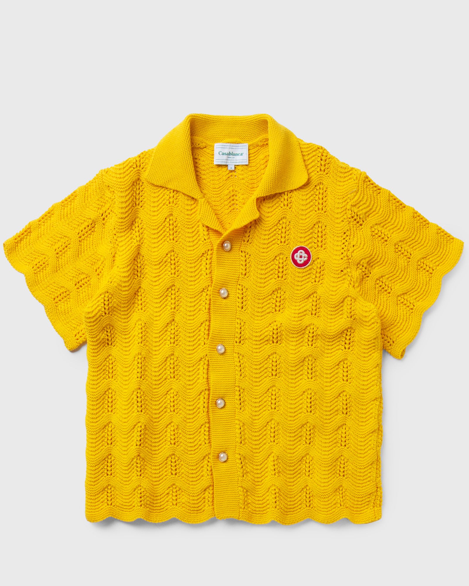 CROCHET POLO SHIRT