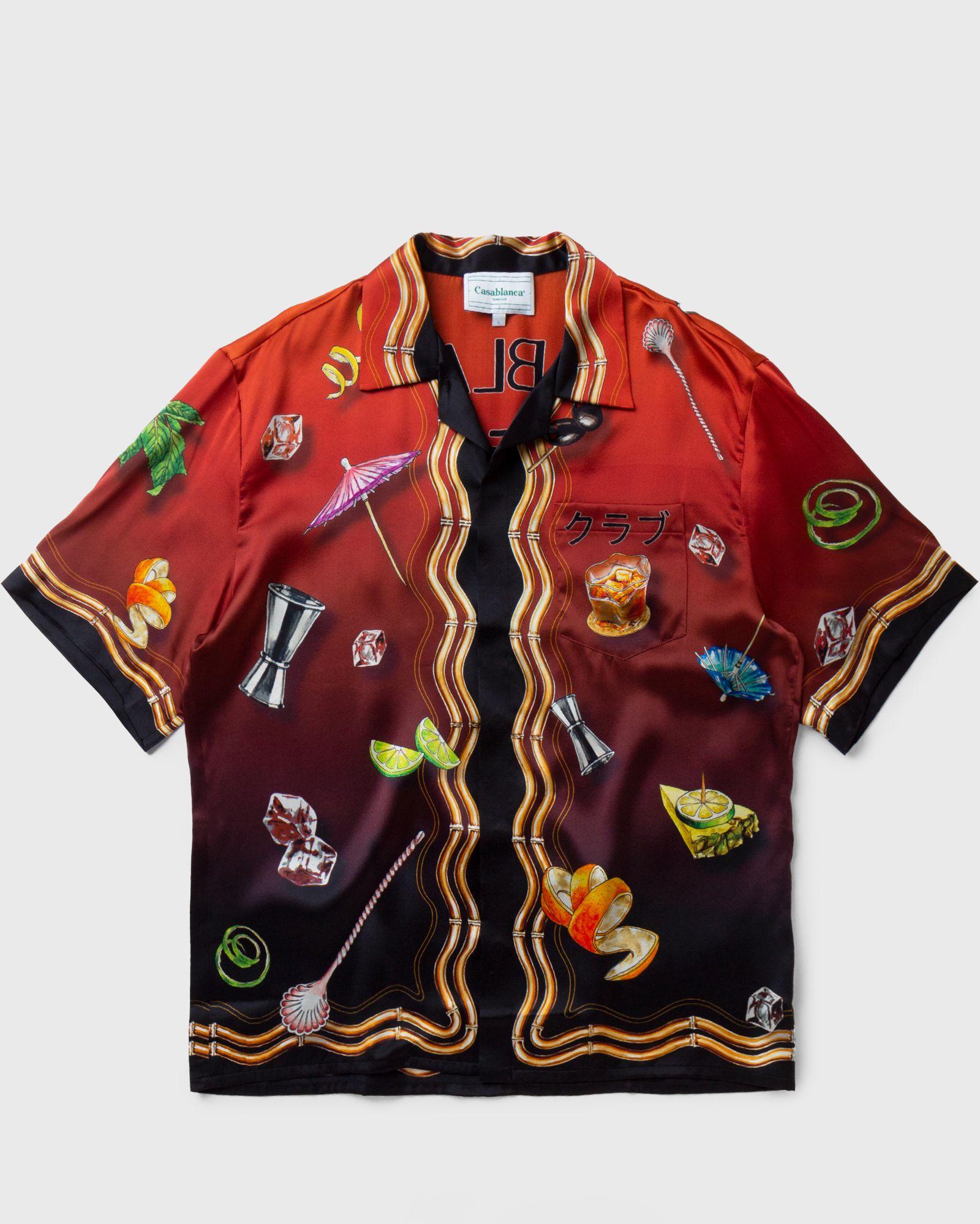 CUBAN COLLAR SHORT SLEEVE SHIRT