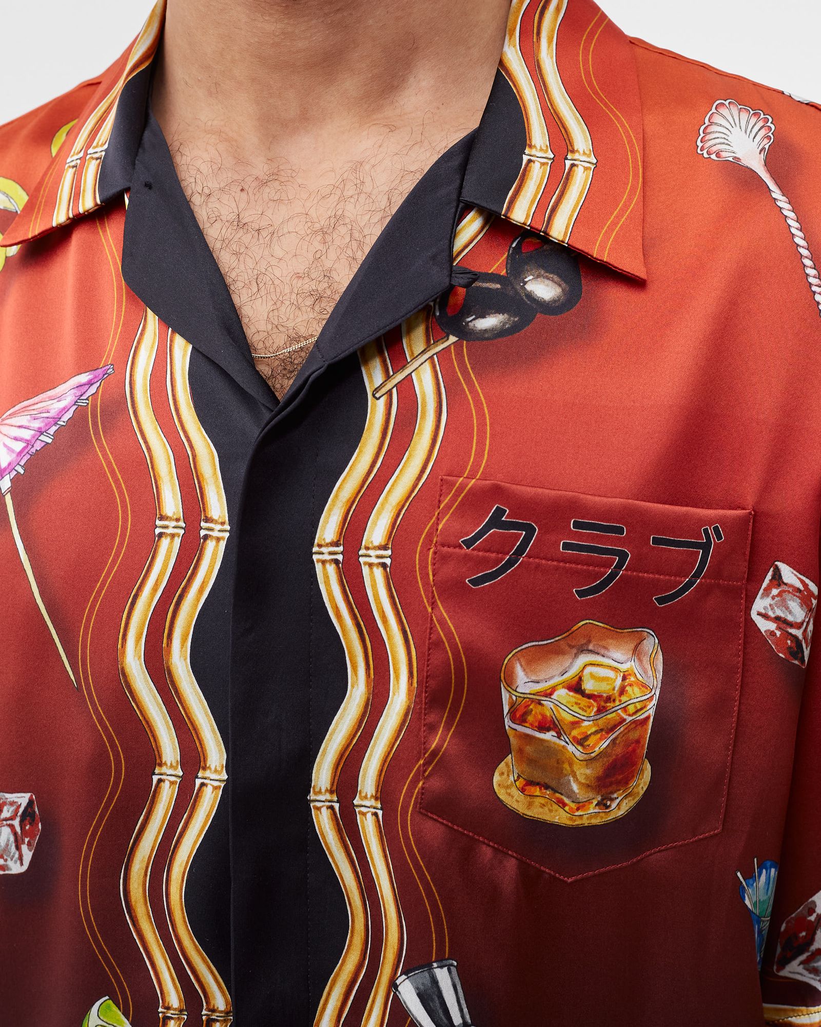 CUBAN COLLAR SHORT SLEEVE SHIRT