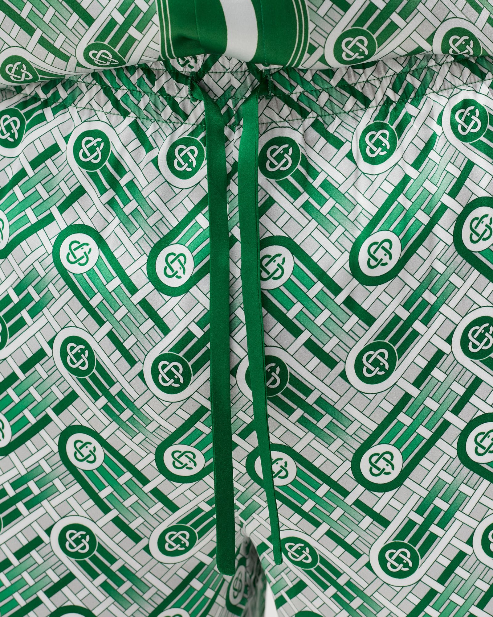 SILK SHORTS WITH DRAWSTRINGS