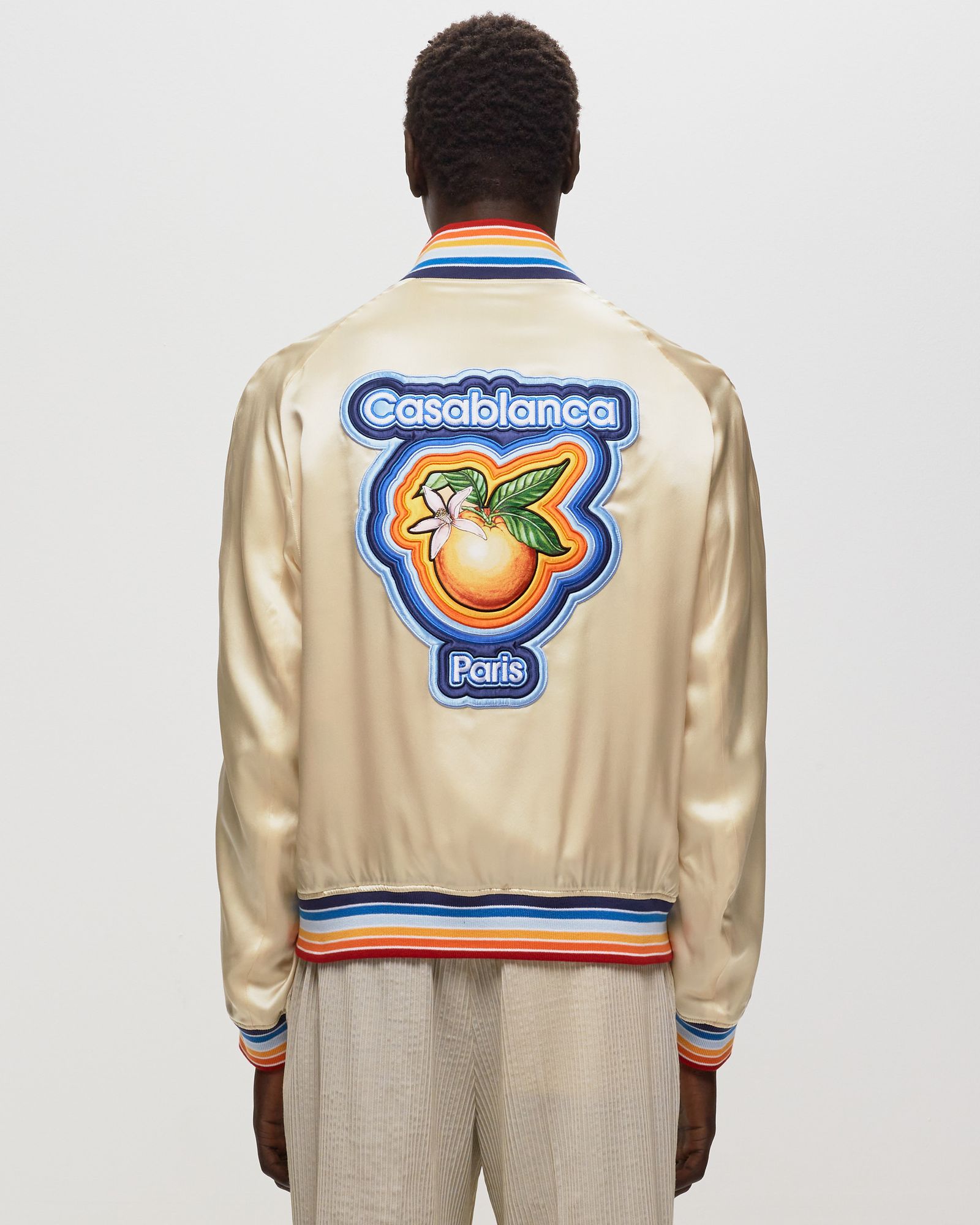 Radiating Orange Patch Souvenir Jacket