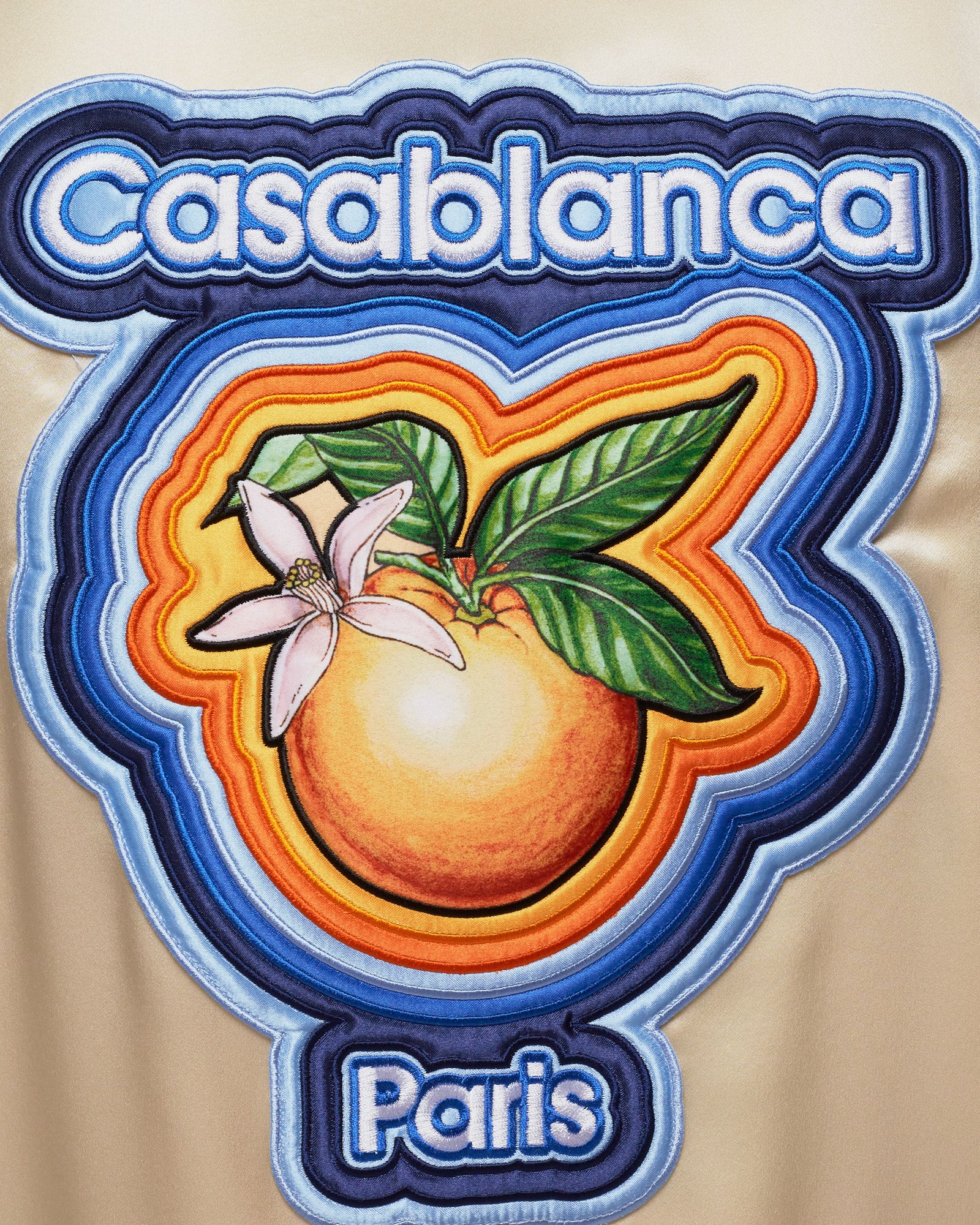 Radiating Orange Patch Souvenir Jacket