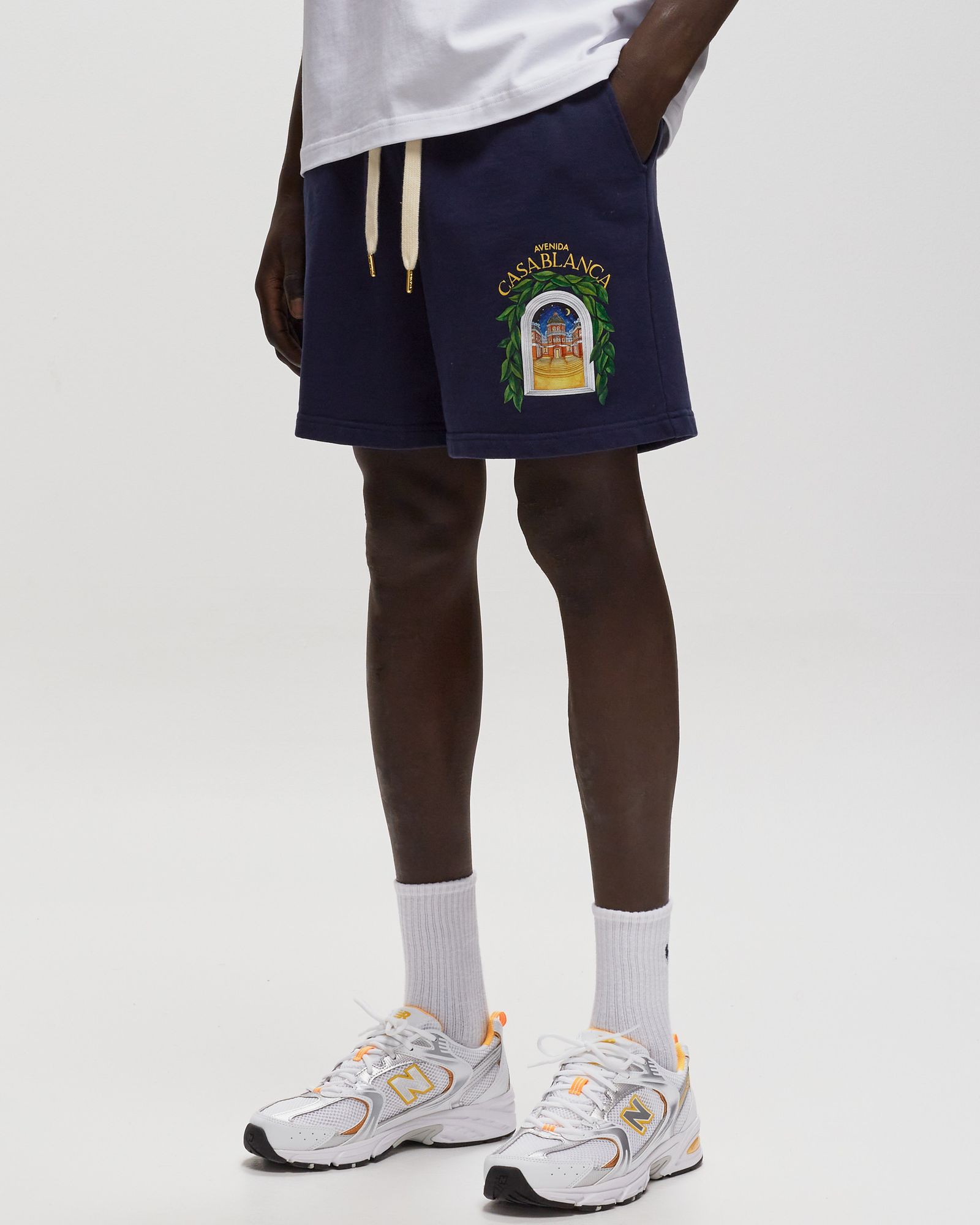 Casablanca Avenida Printed Sweatshort