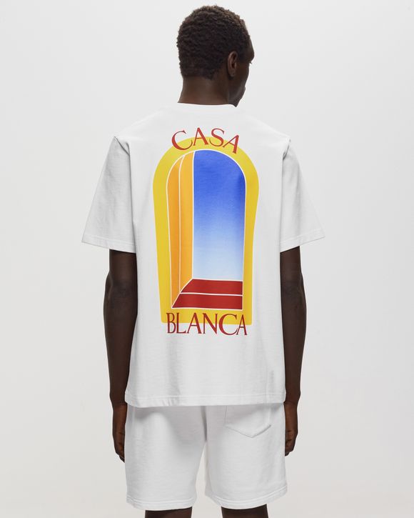 Casablanca L Arche de Jour Printed T Shirt White L ARCHE DE JOUR