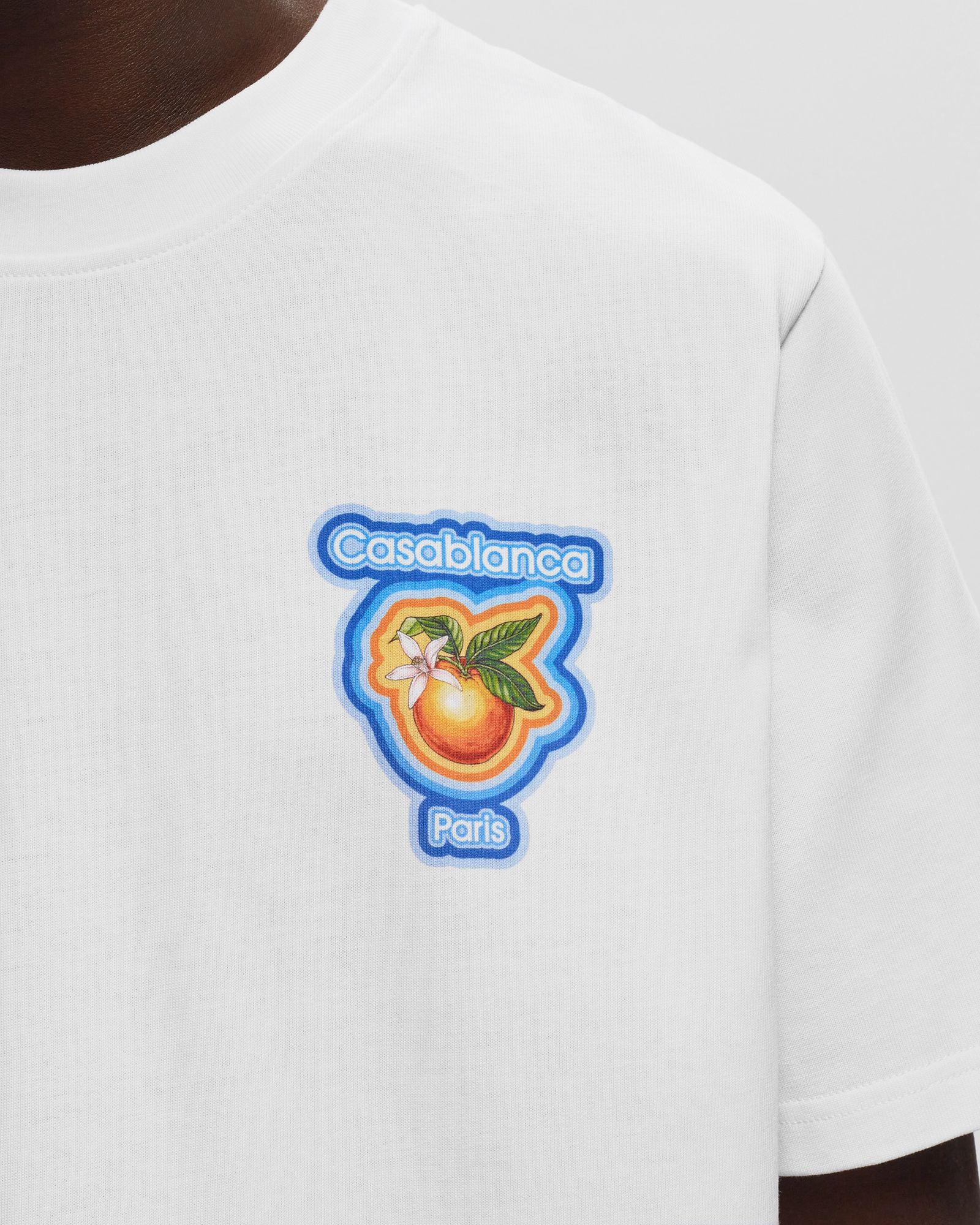 Radiating Orange Printed Tee