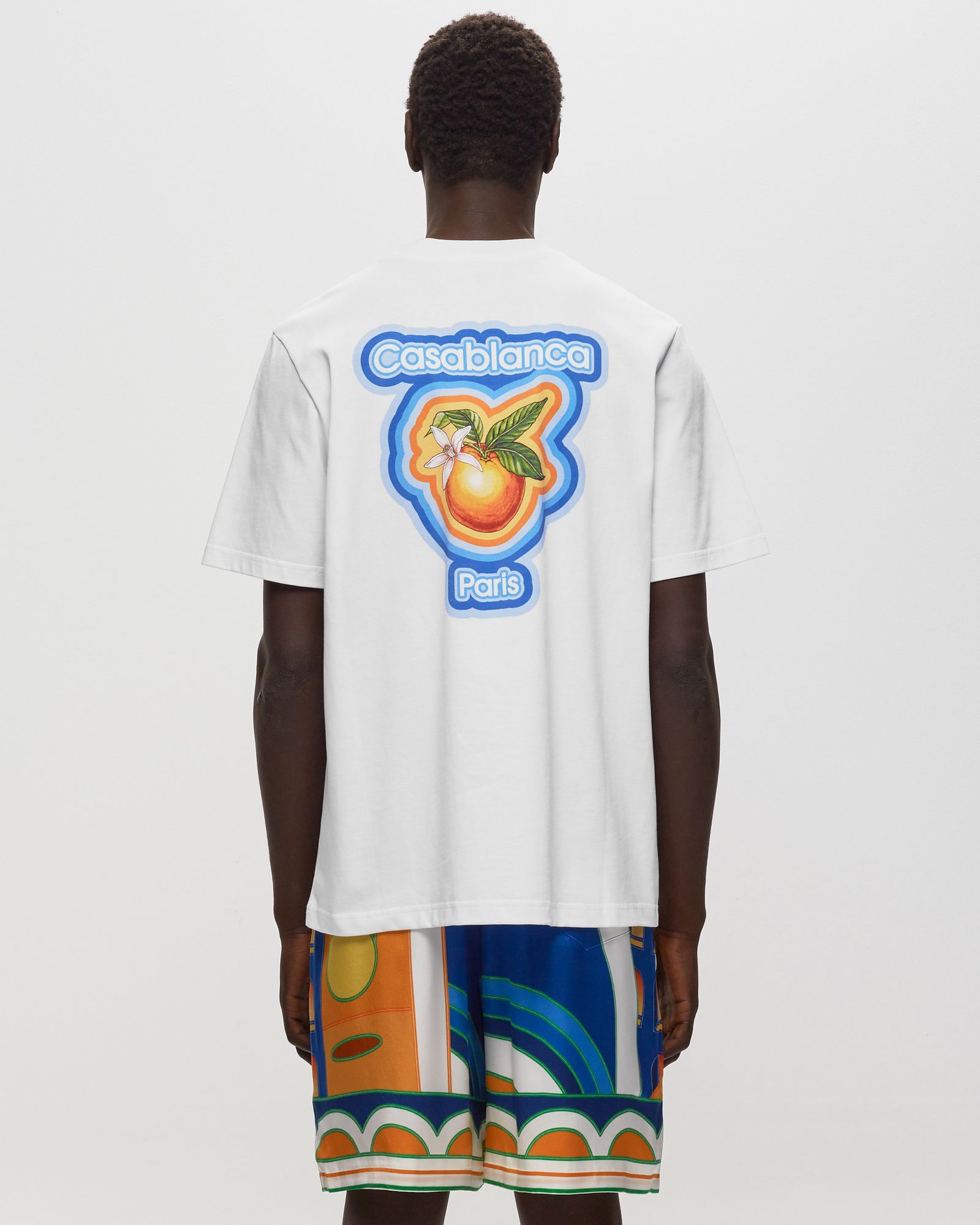 Radiating Orange Printed Tee