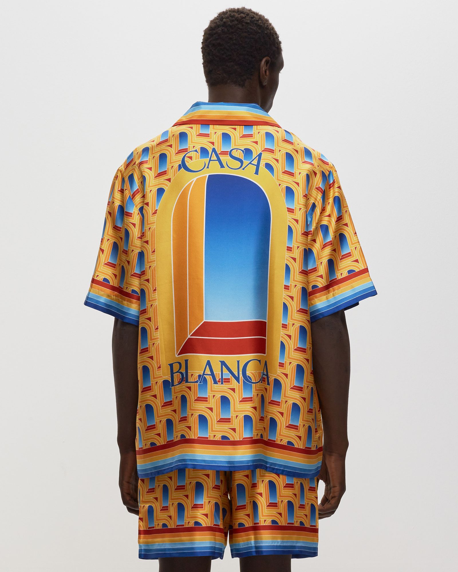 Cuban Collar Short Sleeve Shirt