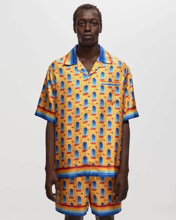 Cuban Collar Short Sleeve Shirt