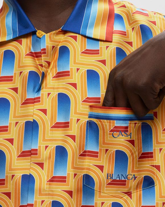 Cuban Collar Short Sleeve Shirt