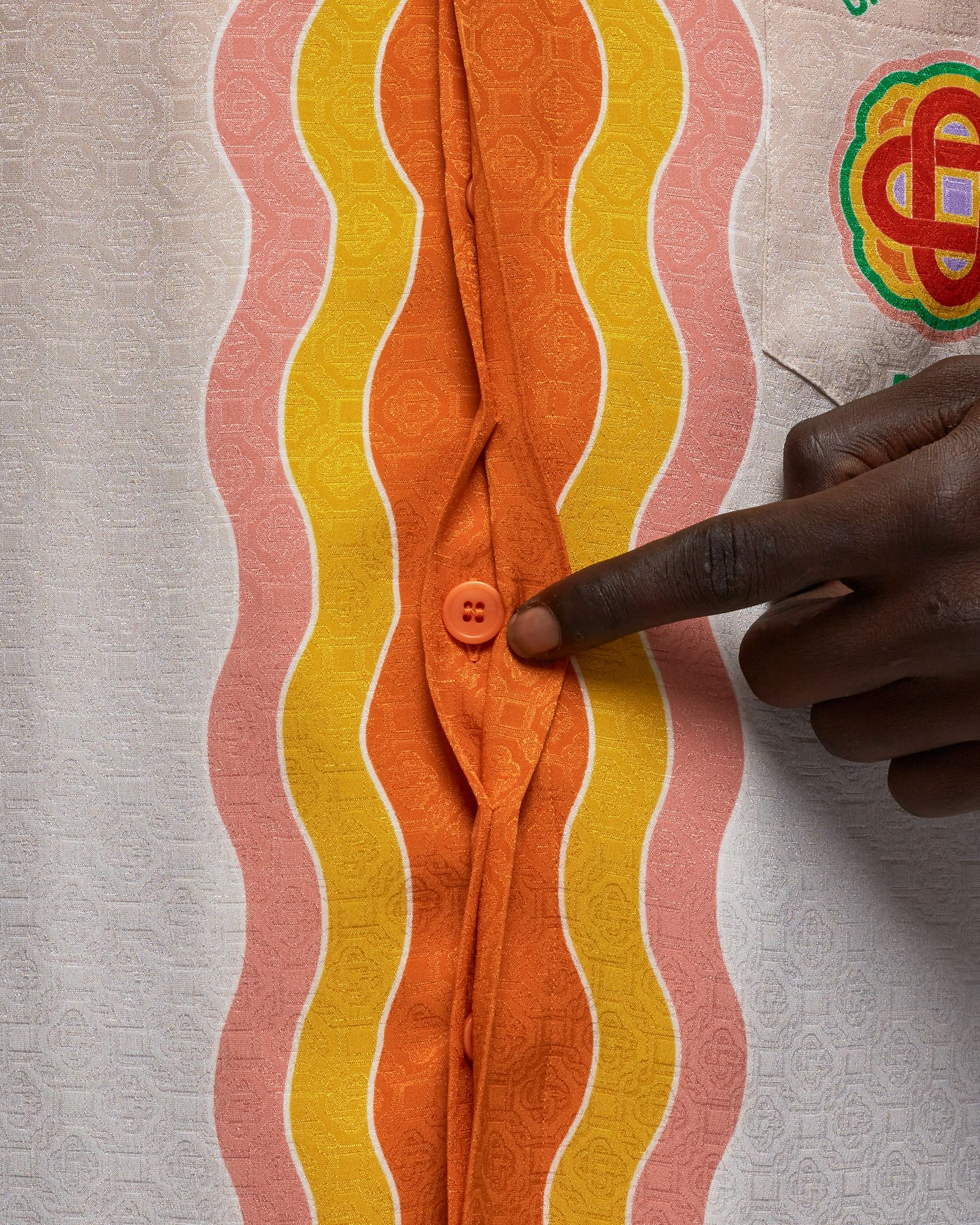 Cuban Collar Short Sleeve Shirt