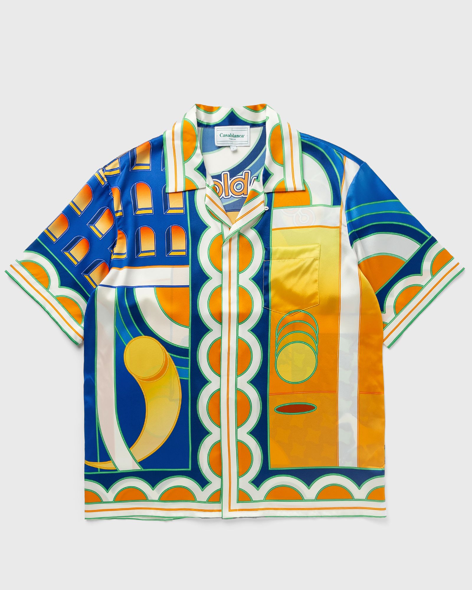 Cuban Collar Short Sleeve Shirt