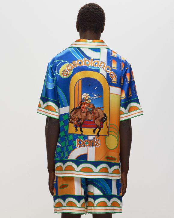 Cuban Collar Short Sleeve Shirt