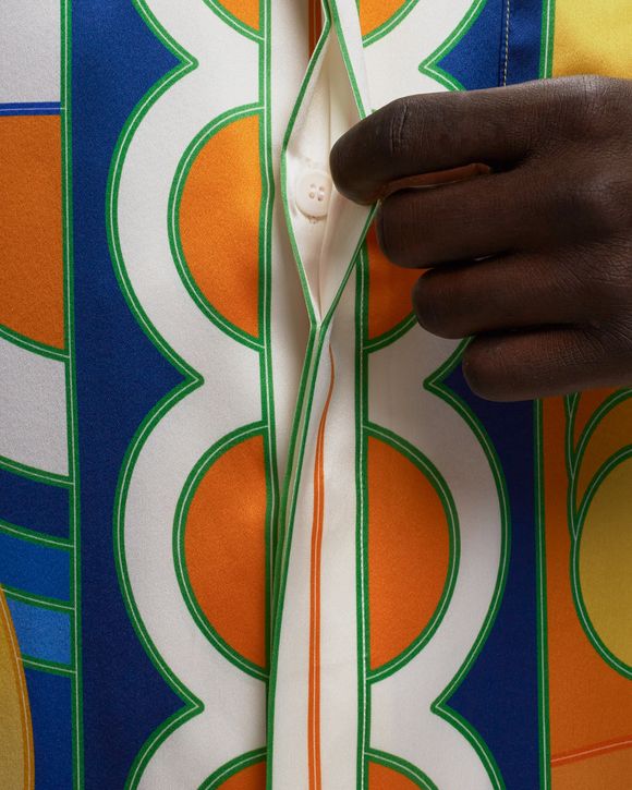 Cuban Collar Short Sleeve Shirt