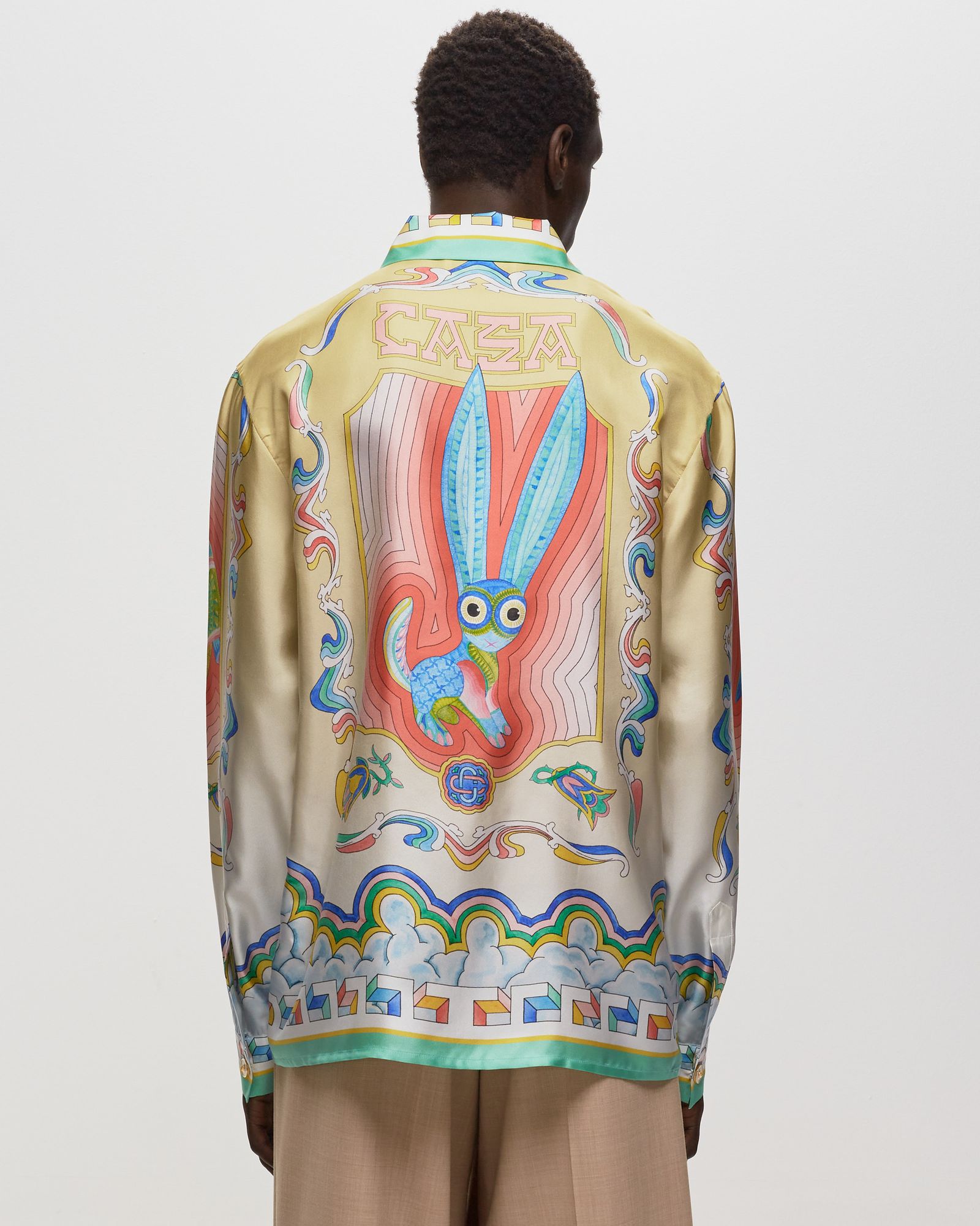 Cuban Collar Long Sleeve Shirt